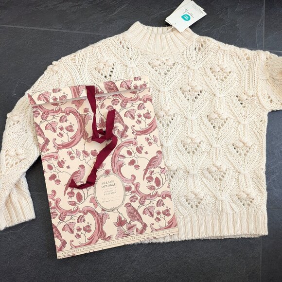 Sezane Sweaters - Sezane Igor Jumper NWT  XS in Ecru (Hard to Find)